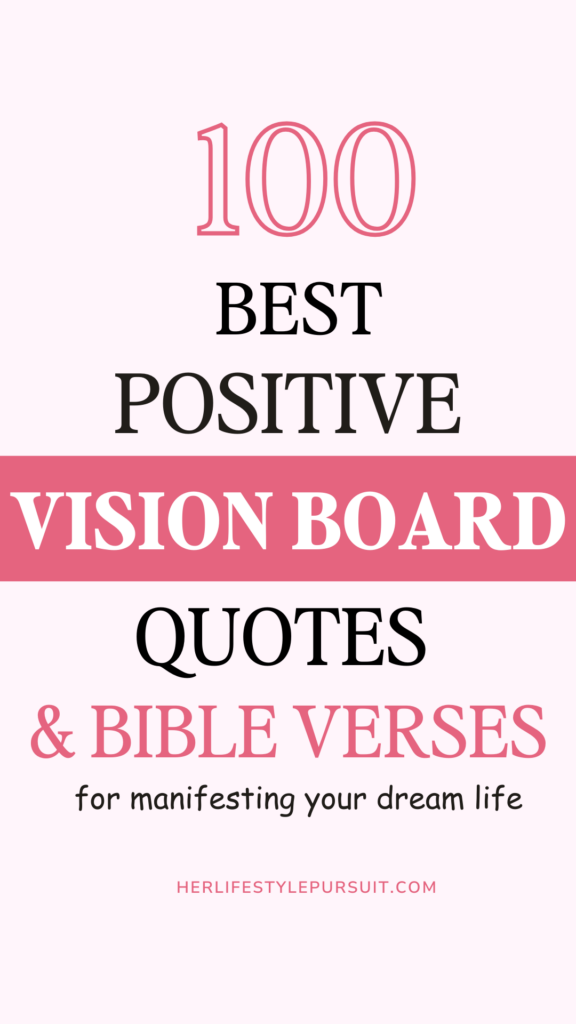 Vision Board Quotes Pinterest Pin