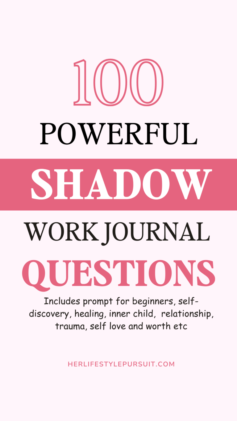 100+ Shadow Work Journal Prompts for Healing and Self Discovery