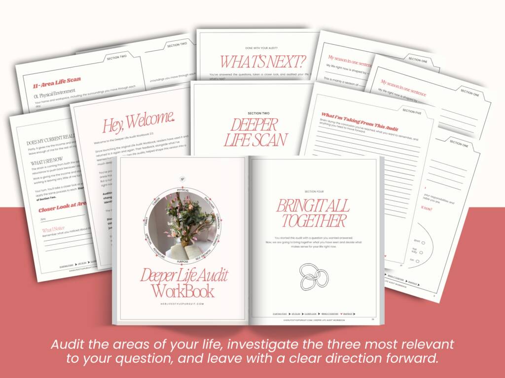 deeper life audit workbook
